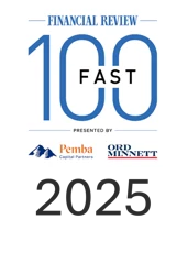 Australian Financial Review Fast 100, 2025