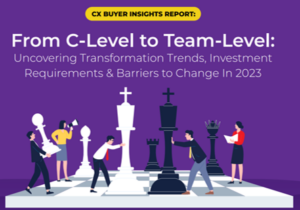 CX buyers insights report